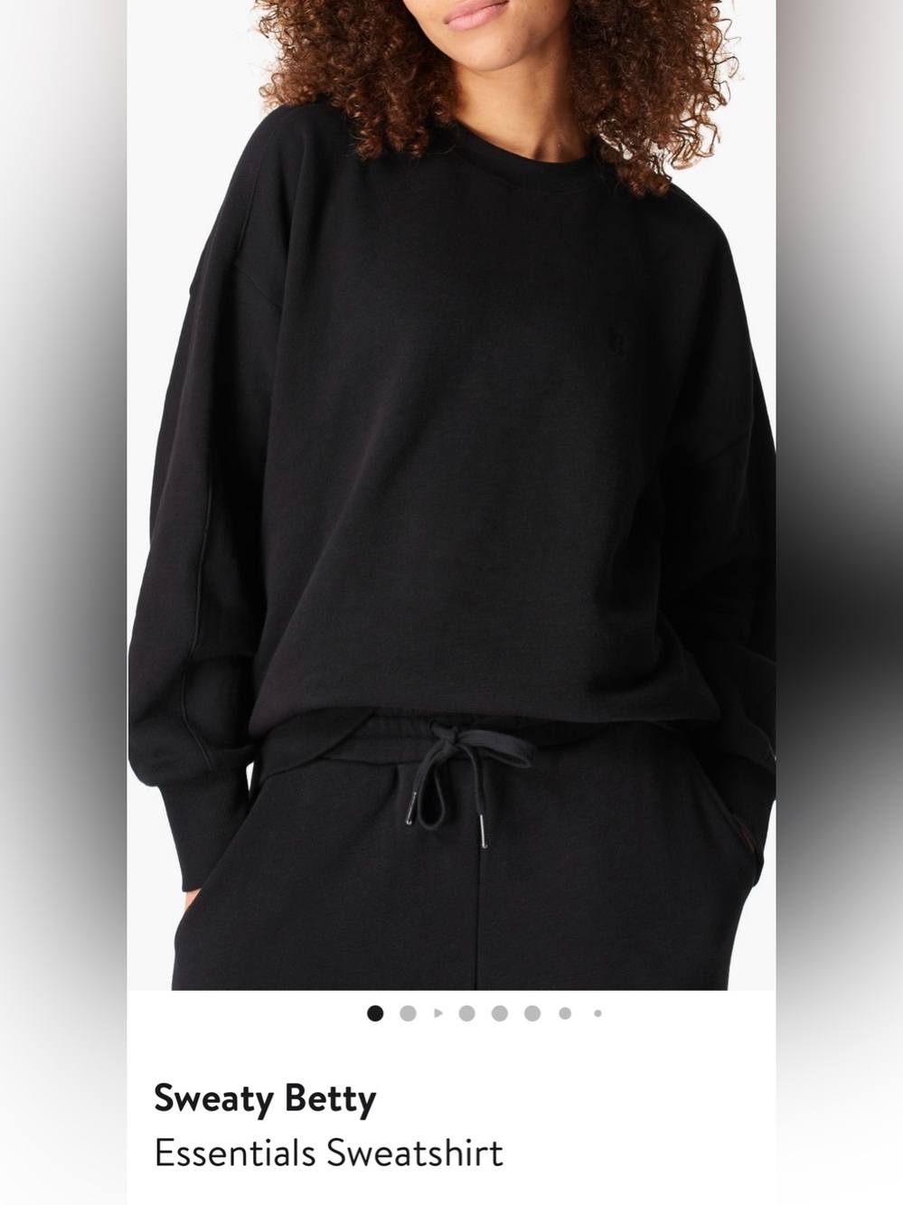 sweaty betty essentials Sweatshirt